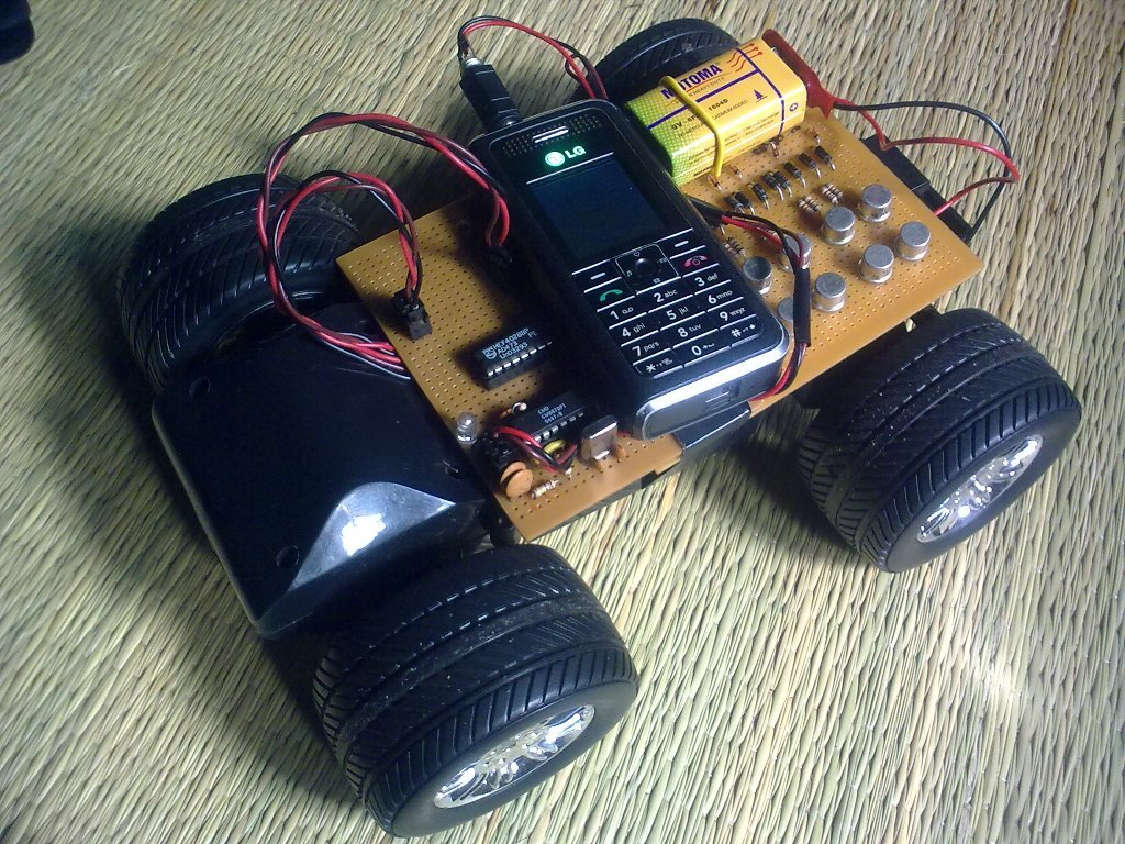 Dtmf controlled car